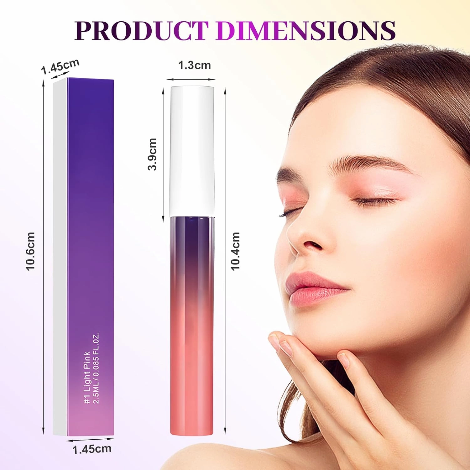 Peel Off Lip Tint, 2025 New Lip Stain Peel Off for Women, Matte High Pigment Long-lasting Waterproof Liquid Lip Gloss Makeup (3 Colors, #)
