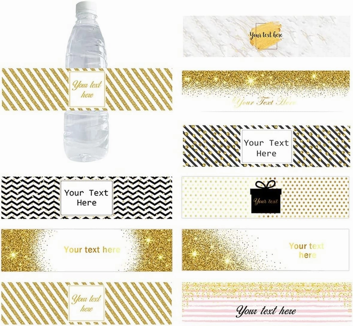 Personalized Lip Gloss Stickers, Clear Lip Gloss Tube Labels, Custom Stickers Labels, Custom Stickers for Lip Gloss Tubes,Personalized Stickers for Wedding Favors (5x1.4cm)