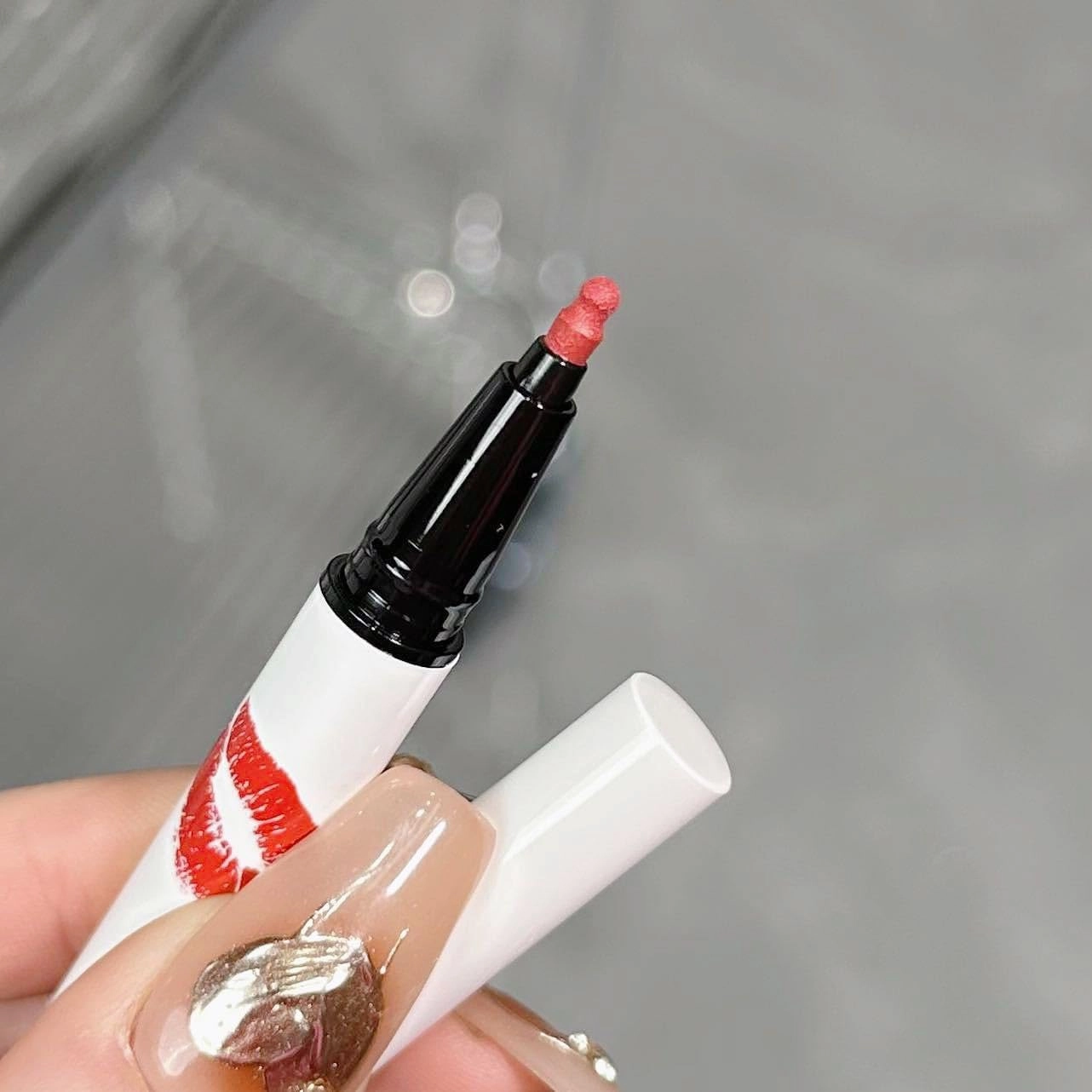 Peshoriadam Lip Liner, Peshoriadm Liquid Lip Liner, Peshoriadam Longwear Liquid Lip Liner, Matte Liquid Lip Liner, 2-in-1 Waterproof Liquid Lipstick, Lip Liner Liquid-01#