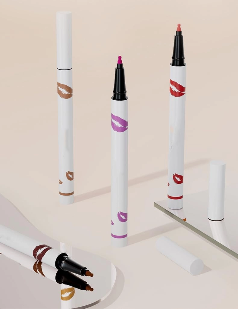 Peshoriadam Lip Liner, Peshoriadm Liquid Lip Liner, Peshoriadam Longwear Liquid Lip Liner, Matte Liquid Lip Liner, 2-in-1 Waterproof Liquid Lipstick, Lip Liner Liquid-01#