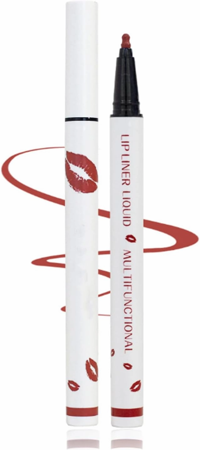 Peshoriadam Lip Liner, Peshoriadm Liquid Lip Liner, Peshoriadam Longwear Liquid Lip Liner, Matte Liquid Lip Liner, 2-in-1 Waterproof Liquid Lipstick, Lip Liner Liquid-01#