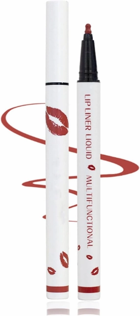 Peshoriadam Lip Liner, Peshoriadm Liquid Lip Liner, Peshoriadam Longwear Liquid Lip Liner, Matte Liquid Lip Liner, 2-in-1 Waterproof Liquid Lipstick, Lip Liner Liquid-01#