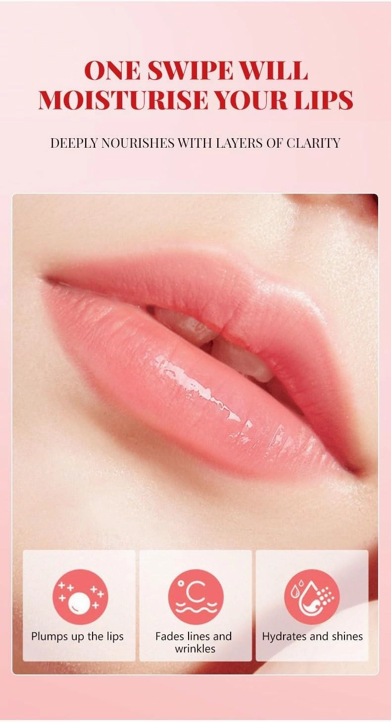 Pheromone-Infused Arousal Gloss，Lip Gloss, Fruit Lip Balm, Female Lip Balm, Nourishing Color-Changing Lip Balm, Magic Color-Changing Lip Oil. (Color : 01#Coconut)
