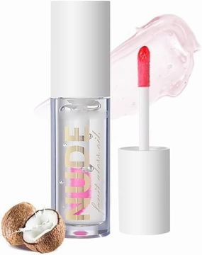 Pheromone-Infused Arousal Gloss，Lip Gloss, Fruit Lip Balm, Female Lip Balm, Nourishing Color-Changing Lip Balm, Magic Color-Changing Lip Oil. (Color : 01#Coconut)