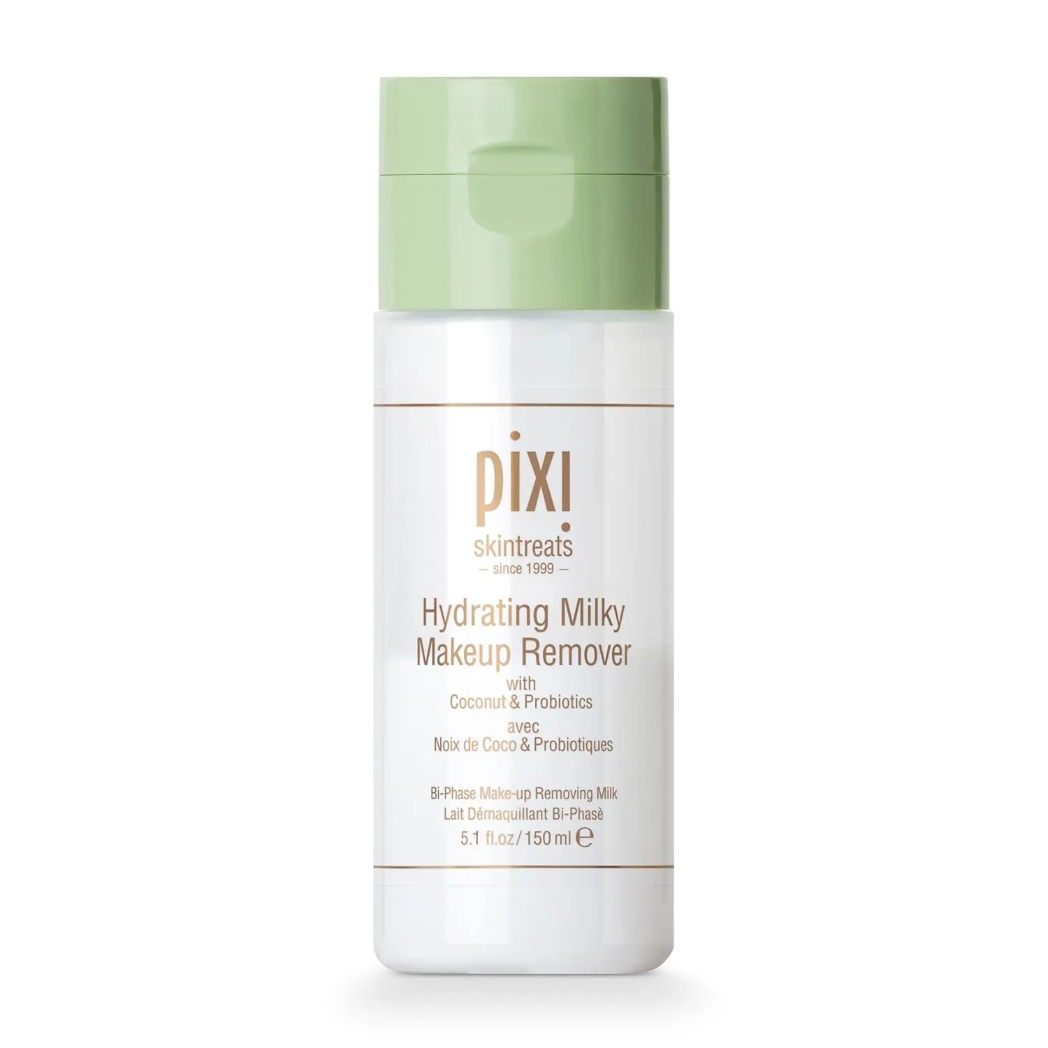 Pixi Beauty Hydrating Milky Makeup Remover, Gentle and Effective, 150 mL/ 5.07 fl oz