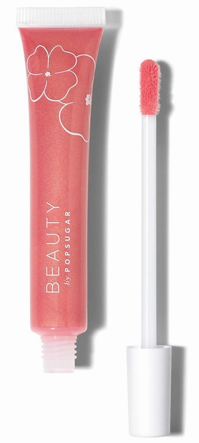 POPSUGAR BEAUTY Be the Boss Lip Gloss - Sheer Buildable Color with High Shine | Non-Sticky Formula | Nourishing & Moisturizing Lip Oil | Cruelty Free Paraben Free & 100% Vegan (Take A Bow .3 Fl Oz)
