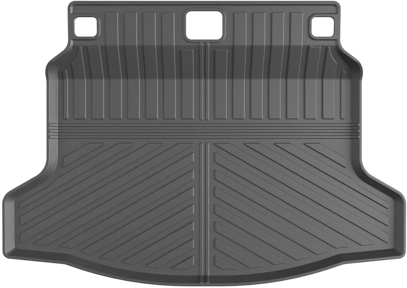 powoq Trunk Mat Compatible with 2022-2025 Honda Civic Hatchback Cargo Liner TPE Trunk Liner Cargo Mat Replacement for 2022 2023 2024 2025 Honda Civic Accessories (Fit Hatchback, Rear Trunk Mat)