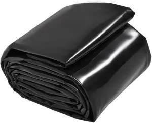 Preformed Pond Liner Fish Ponds Lining Underlayment Large HDPE Tarpaulin 10x10ft 13x26ft 26x43ft 49x49ft Anti-Seepage Membrane for Garden Fountain Waterfall Backyard Reservoir(4x8.0m(13x26ft))