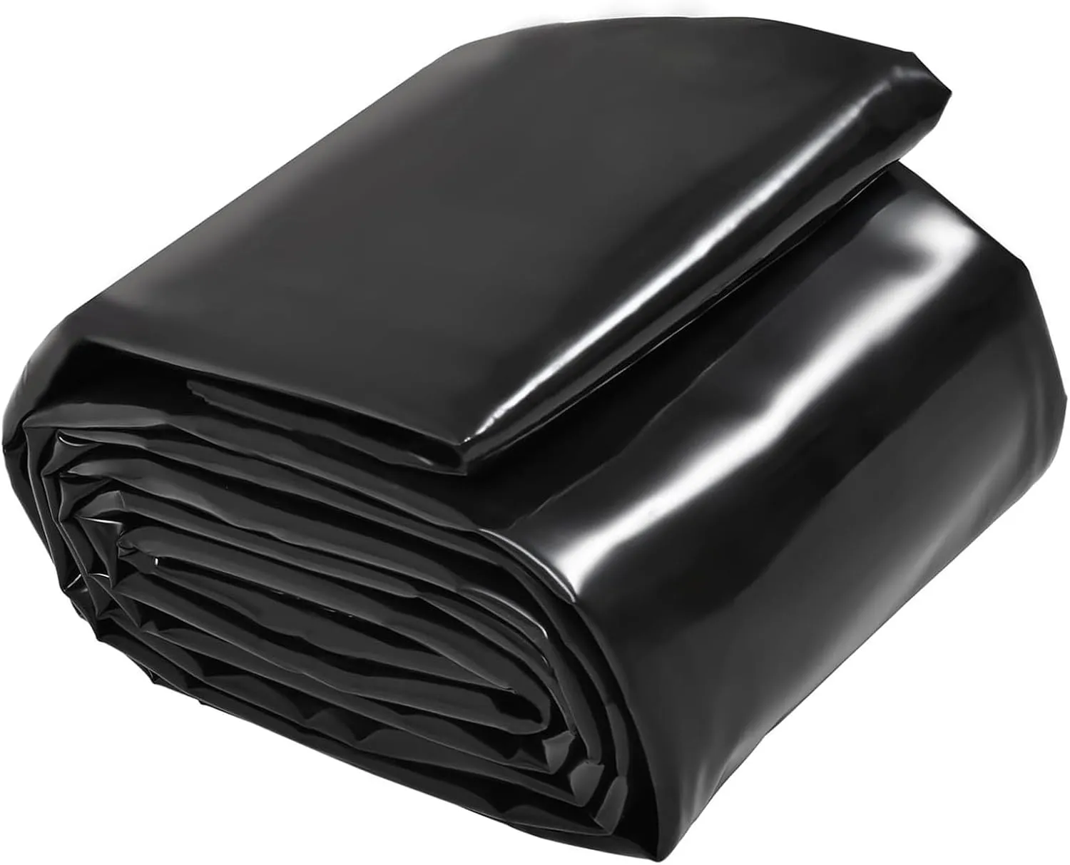 Preformed Pond Liner Fish Ponds Lining Underlayment Large HDPE Tarpaulin 10x10ft 13x26ft 26x43ft 49x49ft Anti-Seepage Membrane for Garden Fountain Waterfall Backyard Reservoir(4x8.0m(13x26ft))