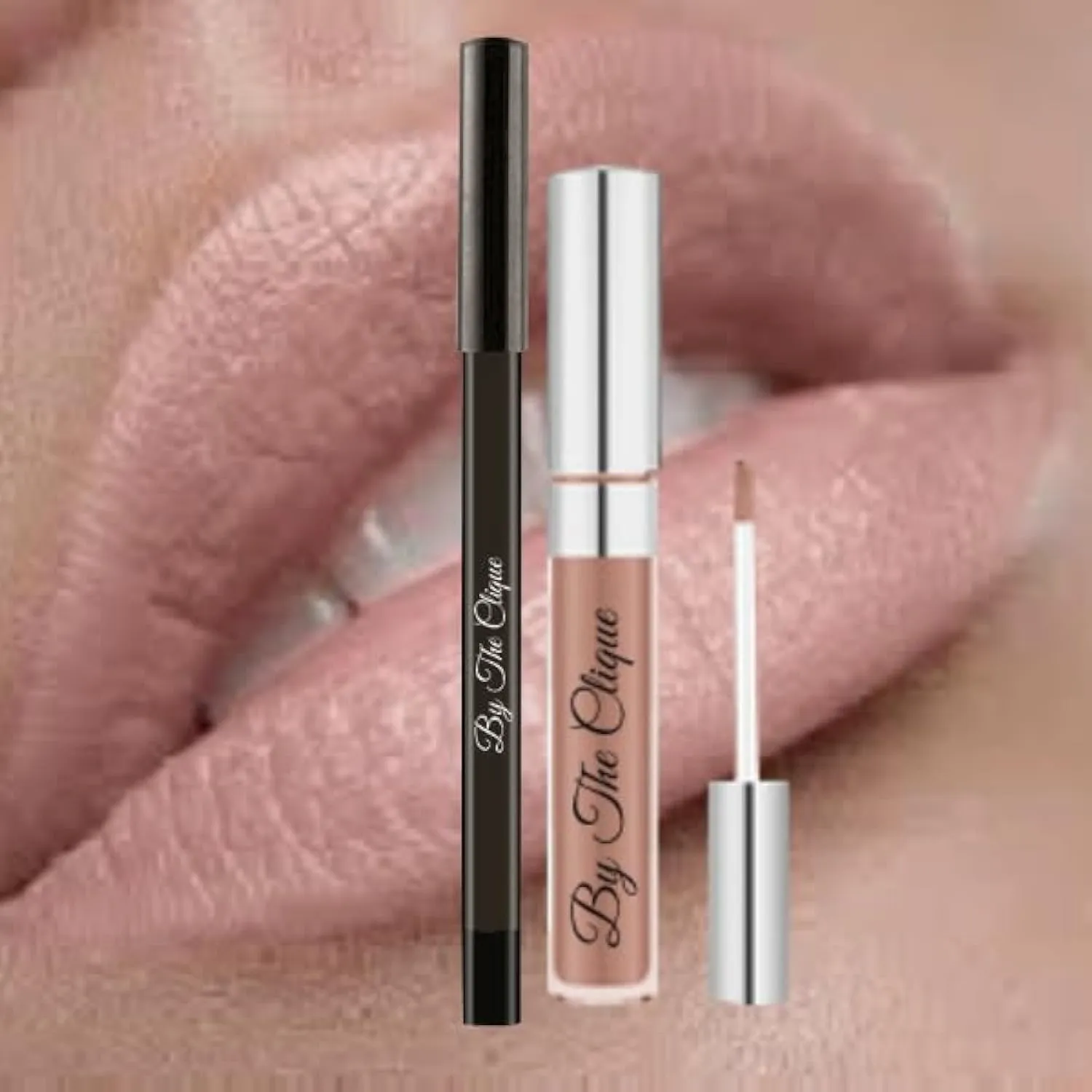 Premium Long Lasting Liquid Matte Lipstick and Lip Liner Set | Light Pale Pink Nude | Everyday Play