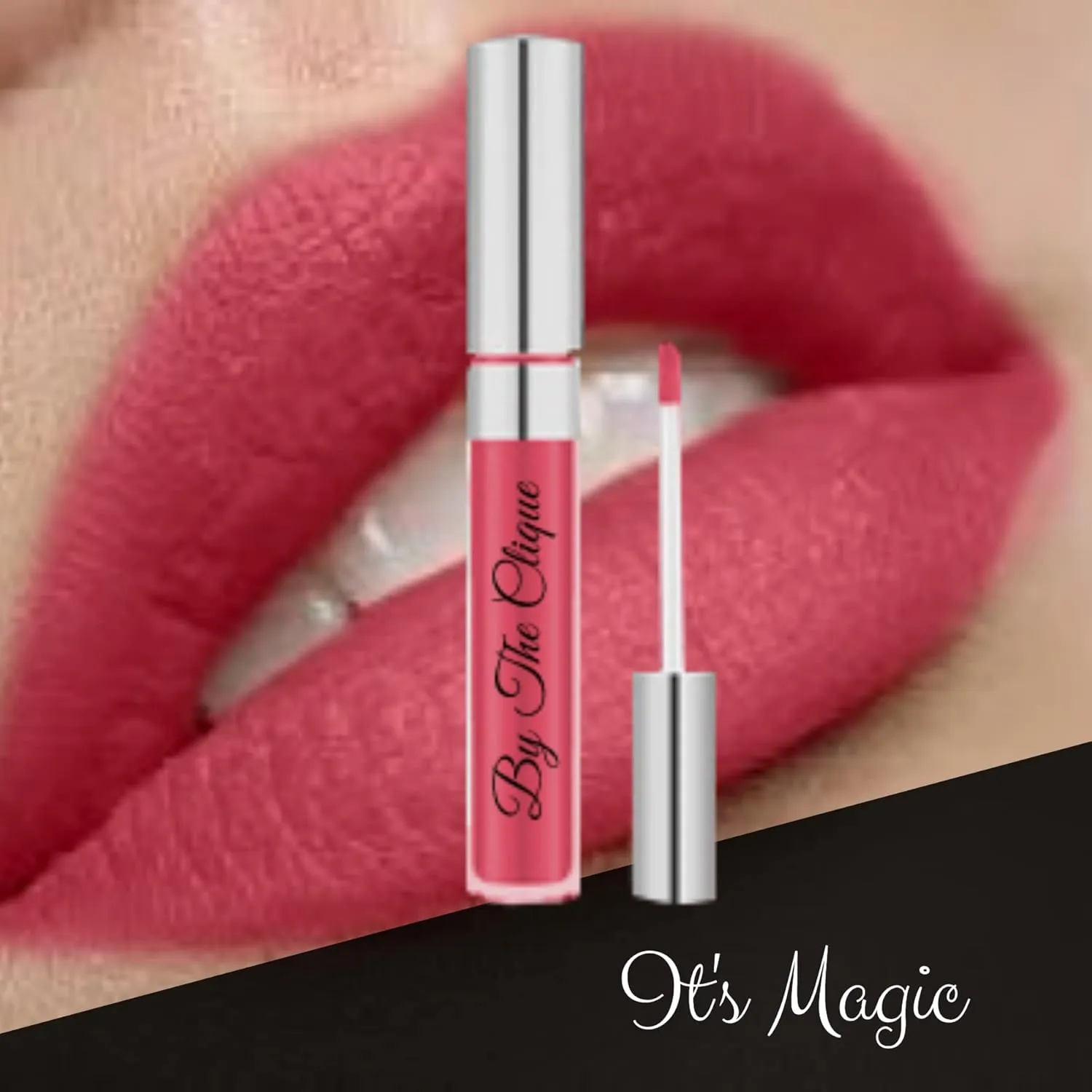 Premium Long Lasting Matte Liquid Lipstick | Magenta | It's Magic…