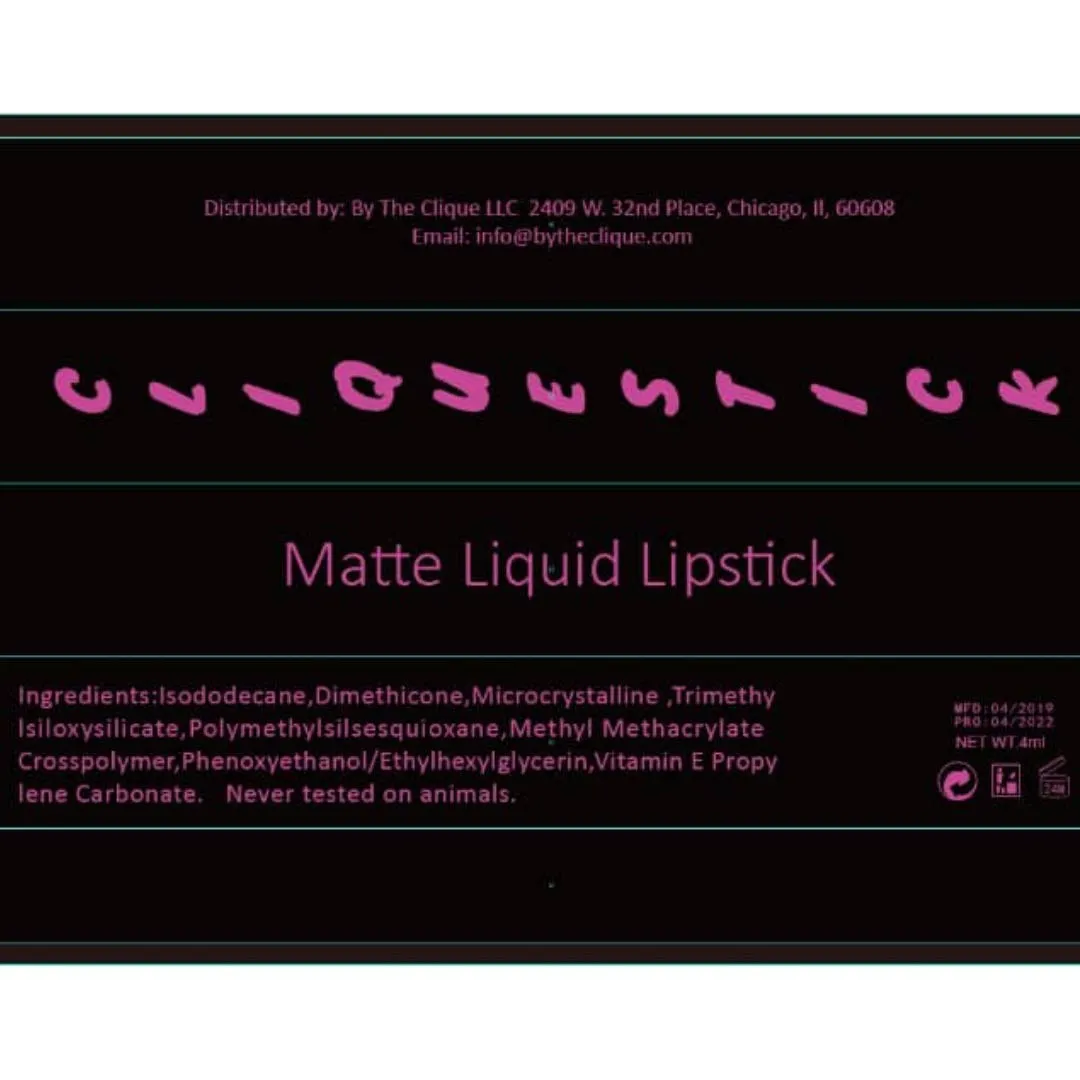 Premium Long Lasting Matte Liquid Lipsticks | Perfect Texture | Glamorous Magenta Pink | Glam Sam