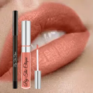 Premium Matte Lip Kit | Soft Peach Tinted Nude | Sun Kissed