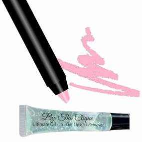 Premium Long Lasting Matte Nude Lip Liner Pencil |Blushing Bride | Light Pink Lip Liner and Hydrating Ultimate Oil -In- Gel Lipstick Remover