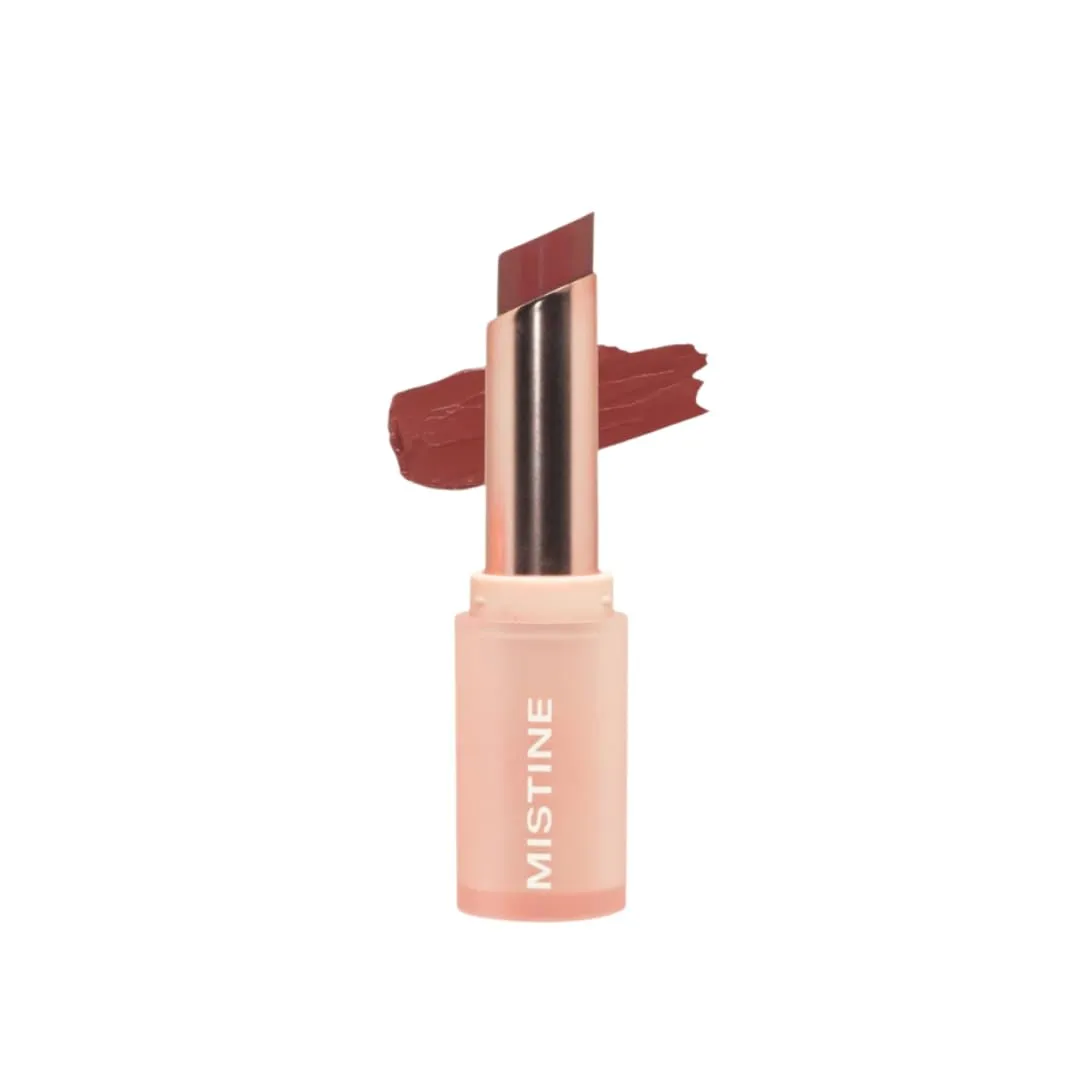 Pretty Me Semi Matte Lipstick – 3.5g Velvet Finish, Smooth & Blurring Lip Lines (04 Risky Orange)
