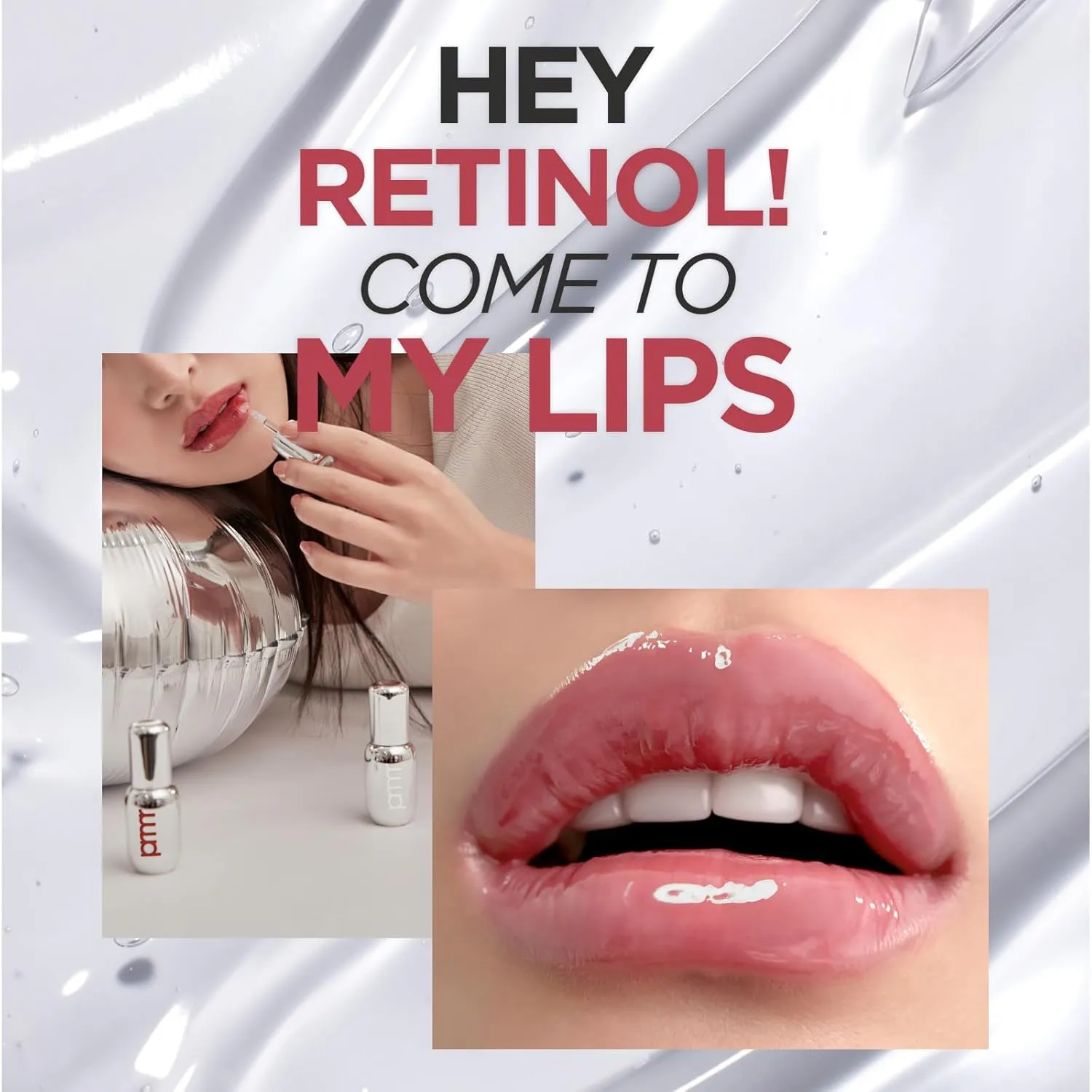 PRIMERA (PRMR 𝐑𝐞𝐭𝐢𝐧𝐨𝐥 𝐕𝐨𝐥𝐮𝐦𝐞 𝐋𝐢𝐩 𝐒𝐞𝐫𝐮𝐦 #Rosy - Lip Plumper Spicy Serum, made with Collagen, Smacker Moisturizer, Long-lasting Plump & Glossy Balm, Firming (0.42 oz / 12g)