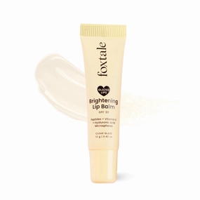 Product image Clear Glaze Brightening SPF30 Lip Balm with Peptides, Vitamin C & Hyaluronic Acid | Reduces Pigmentation | Hydrates Lips | Tinted Lip Balm - 12gm