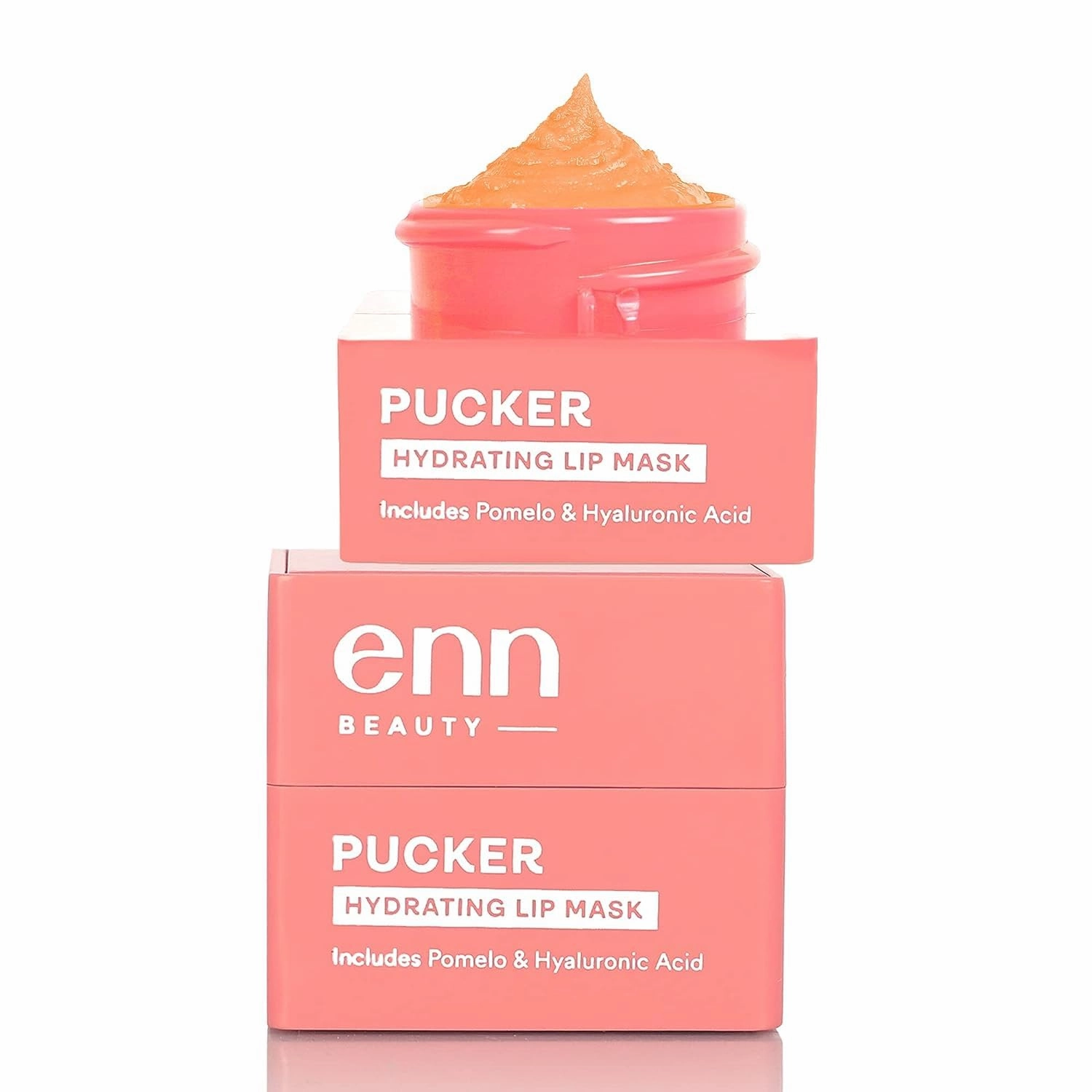 Pucker Hydrating Lip Mask With Hyaluronic Acid (Pomelo) | Tinted Lip Mask for Dry and Dark Lips | Chapped Lips | Natural | For Man and Women | 6gm