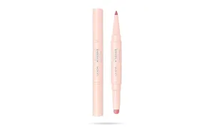 Pupa Milano Vamp! Creamy Duo, 004 Light Rose, 1 Pc - 2 in 1 Lipstick and Lip Pencil - Long Lasting - Lightweight - No-Transfer - Smooth Texture - Highly Pigmented