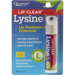 Quantum Lip Clear Lysine   Lip Treatment and Protectant SPF 21, 0.17 Ounces each (Pack of 2)