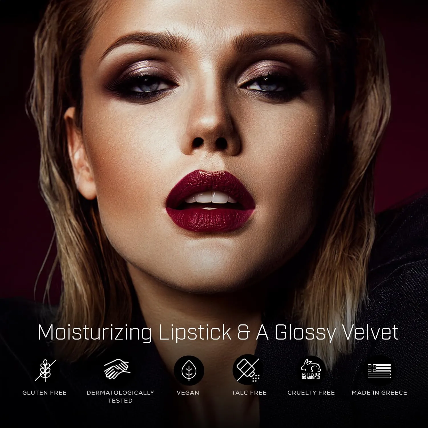 Radiant Professional Advanced Care Lipstick - Ultra Nourishing, Moisturizing Long Lasting Matte Lipstick With Vitamin E- UVA UVB Filters - VELVET (17 RED – CLASSIC TRUE RED)