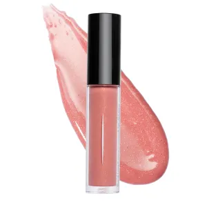 Radiant Professional Lip Glaze (15 Shades) - Ultra-Glossy, Moisturizing & Long-Lasting Hydration - High Shine Finish - Vegan Lip Glaze for Soft, Nourished Lips - Non-Sticky - (04 - PEACH SPARKLE)