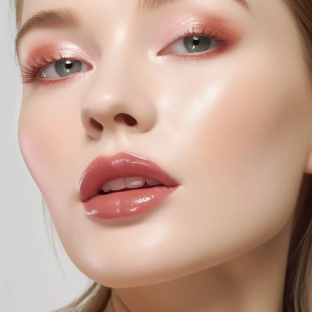 READY TO SHINE Matte Vegan Creamy Satin Lipstick and Clear Lip Glow Set-CRUSH ON YOU (302-Close to You 100-Love Yourself)