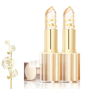Remainder Lipstick, Remainder color changing lipstick, transparente transferproof gold crystal color changing lip stick (2)
