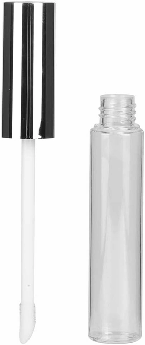 Restokki Mini Cosmetic Tube, 25pcs 10ml Empty Clear Lipgloss Bottle Tube, Makeup Cosmetics Refillable Bottle, Eyelash Growth Liquid Container