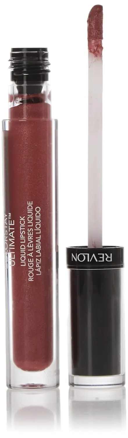 Revlon ColorStay Ultimate Liquid Lipstick, Longwear Rich Lip Colors, Wears for Up to 24 Hours, Satin Finish, 010 Premium Pink, 0.1 fl oz