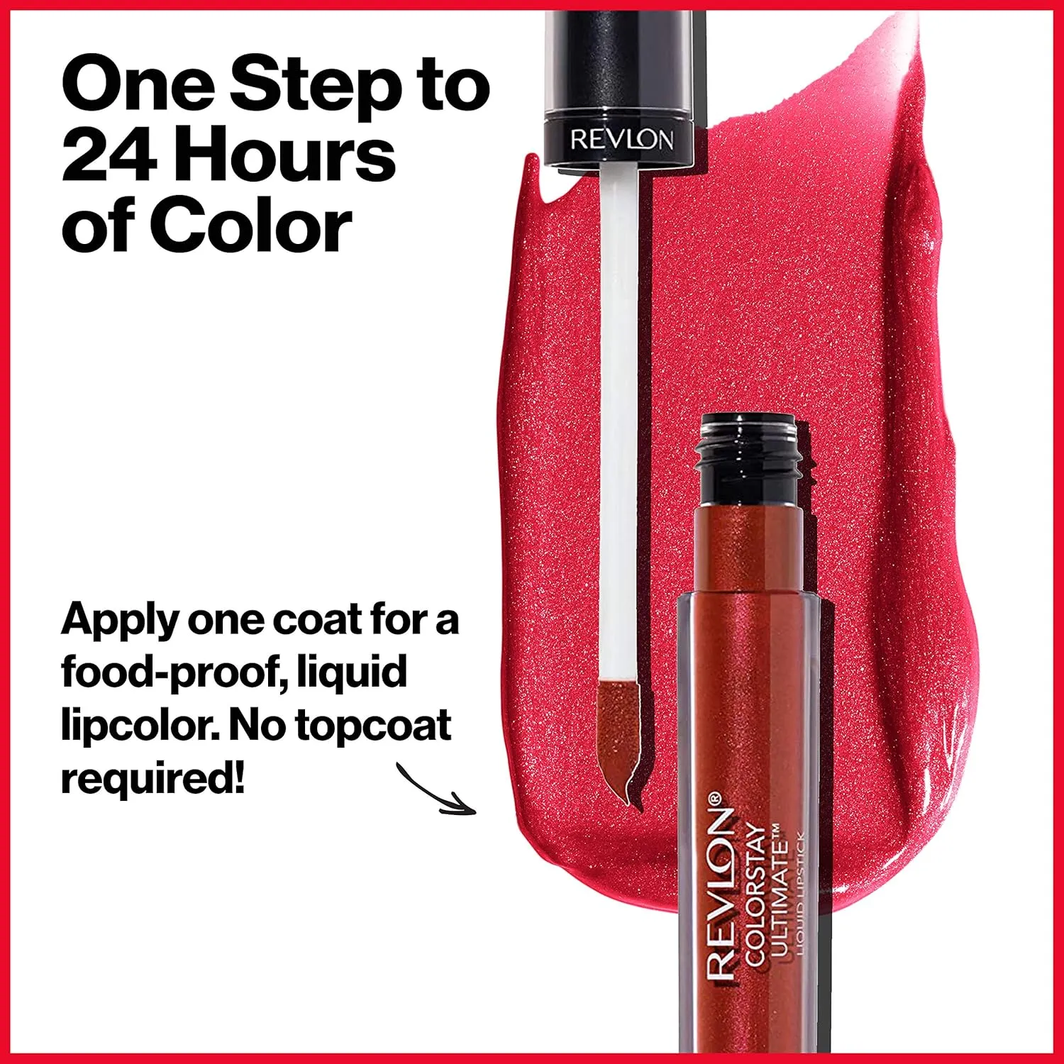 Revlon ColorStay Ultimate Liquid Lipstick, Longwear Rich Lip Colors, Wears for Up to 24 Hours, Satin Finish, 010 Premium Pink, 0.1 fl oz