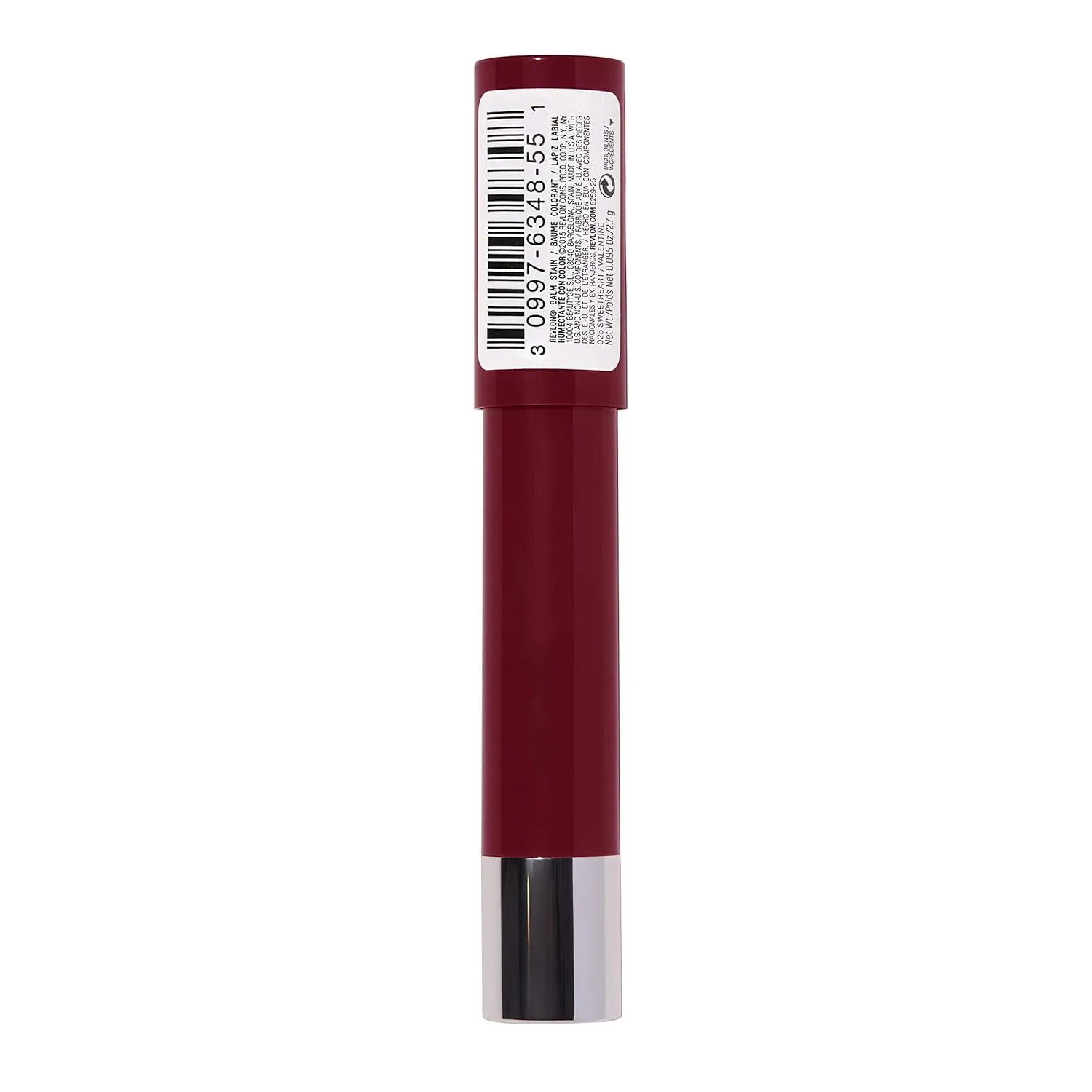 Revlon Lip Balm, Tinted Lip Stain, Face Makeup with Lasting Hydration, Infused with Shea Butter, Mango & Coconut Butter, Shimmer Finish, 055 Adore, 0.01 Oz