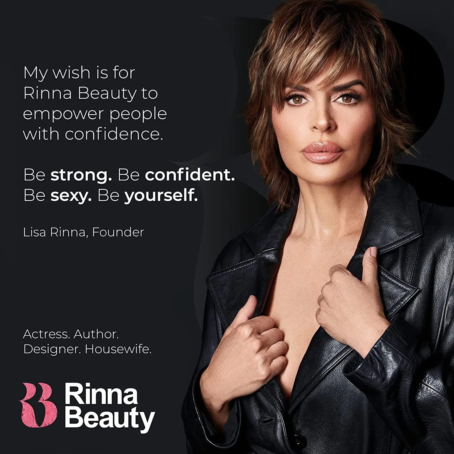 Rinna Beauty Lip Kit - Call Me Coral - All-in-One Lip Kit Includes Lipstick, Lip Gloss, and Lip Liner - Vegan, Long-Lasting, Anti-Aging & Moisturizing, Cruelty-Free - 1 each