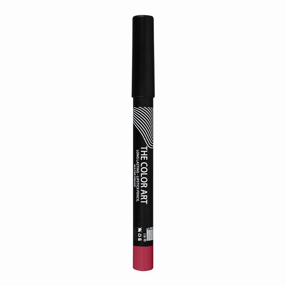 Rivaj UK The Color Art Long Lasting Waterproof Lipstick Pencil, 33 Fire Brick