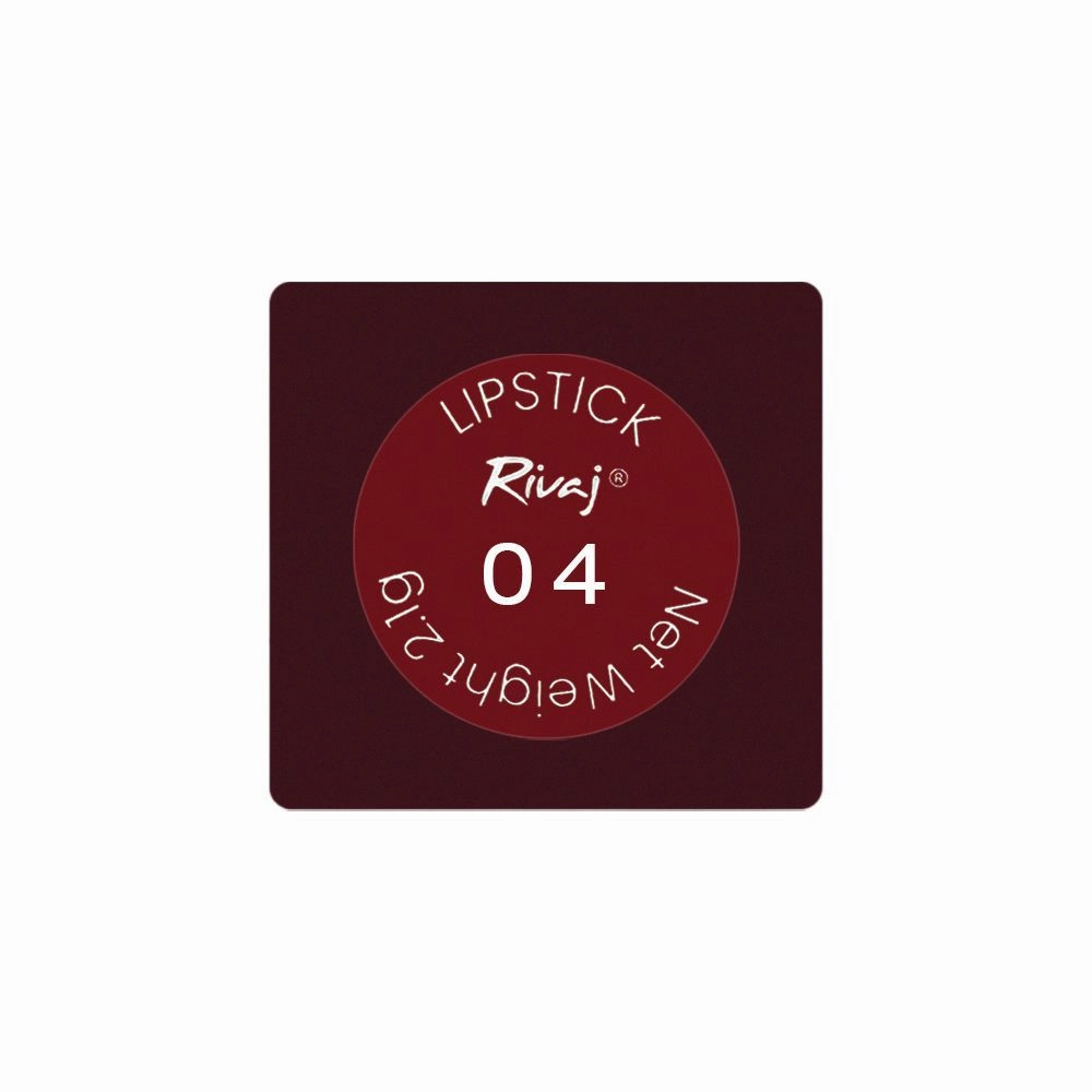 Rivaj UK Ultra Matte Lipstick, No-budge formula,  04