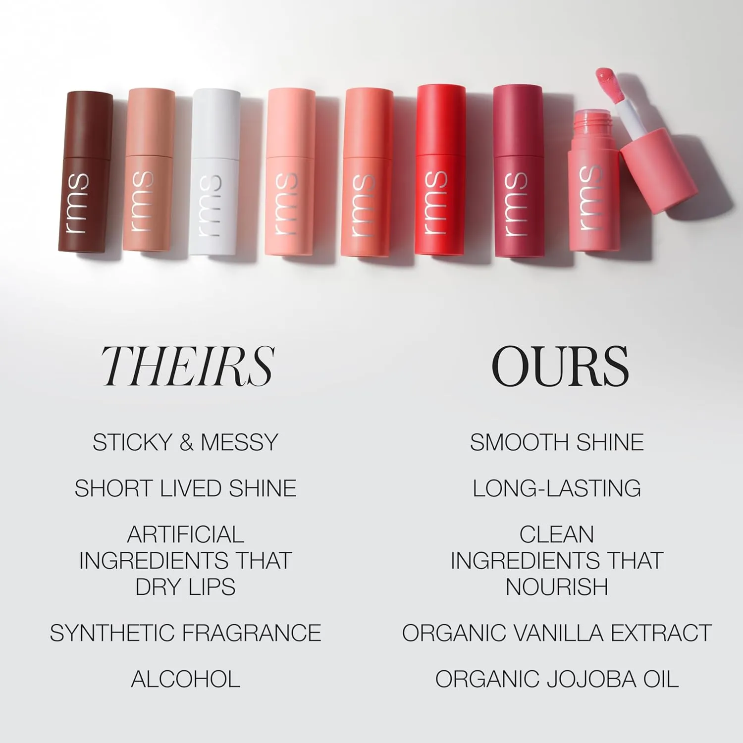 RMS Beauty Legendary Lip Oil - Tinted Lip Oil, Hydrating Lip Tint, Lip Combo Lip Tint Lip Care Products, Moisturizing Lip Gloss Long Lasting Lip Gloss