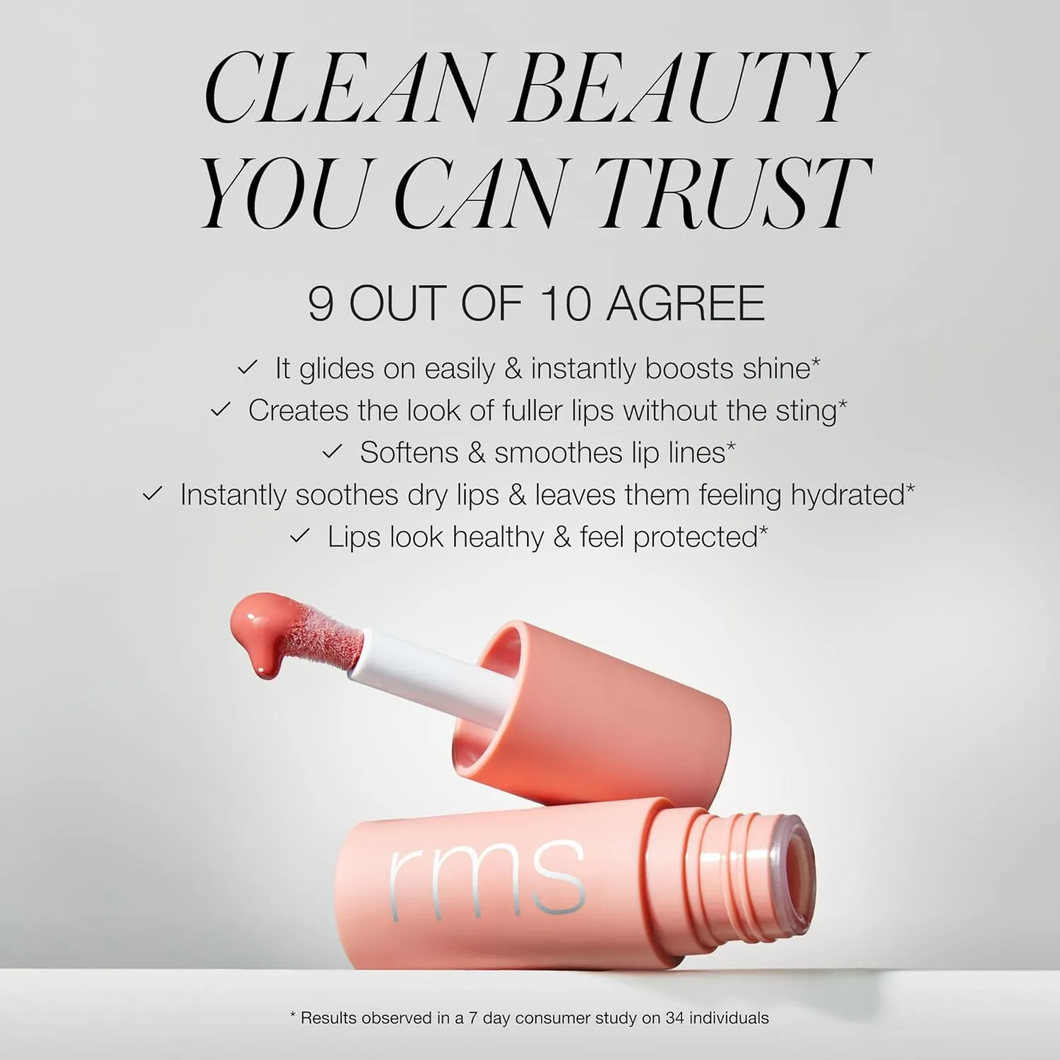 RMS Beauty Legendary Lip Oil - Tinted Lip Oil, Hydrating Lip Tint, Lip Combo Lip Tint Lip Care Products, Moisturizing Lip Gloss Long Lasting Lip Gloss