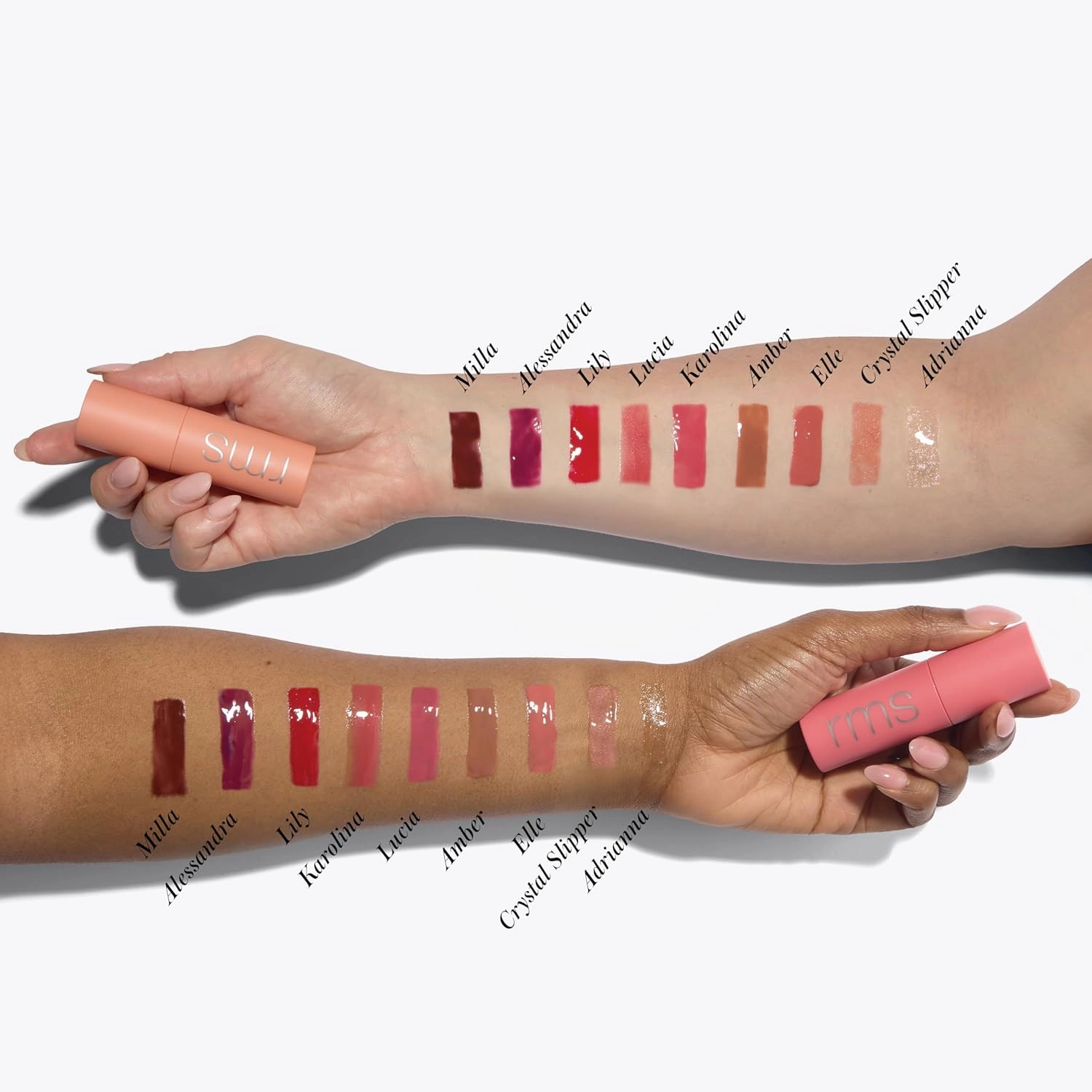 RMS Beauty Legendary Lip Oil - Tinted Lip Oil, Hydrating Lip Tint, Lip Combo Lip Tint Lip Care Products, Moisturizing Lip Gloss Long Lasting Lip Gloss