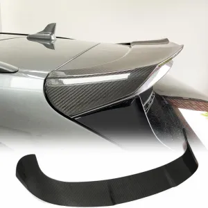 RS6 Dry Carbon Fiber Rear Trunk Roof Spoiler for Audi RS6 Avant 2021-2022 Rear Spoiler Boot Lid High Kick Wing Lip Factory Outlet
