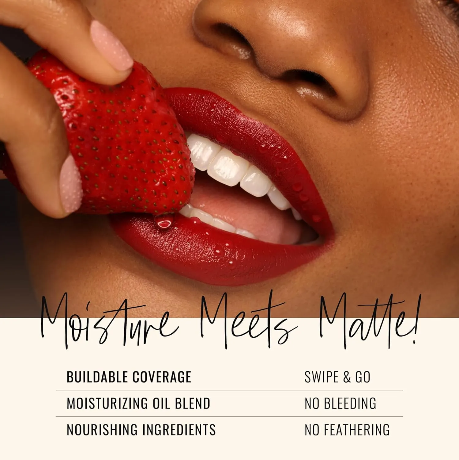 Runway Rogue 90s Vibe Lipstick, Moisturizing Matte Midnight-Merlot Dark Burgundy Lipstick, ‘1993’