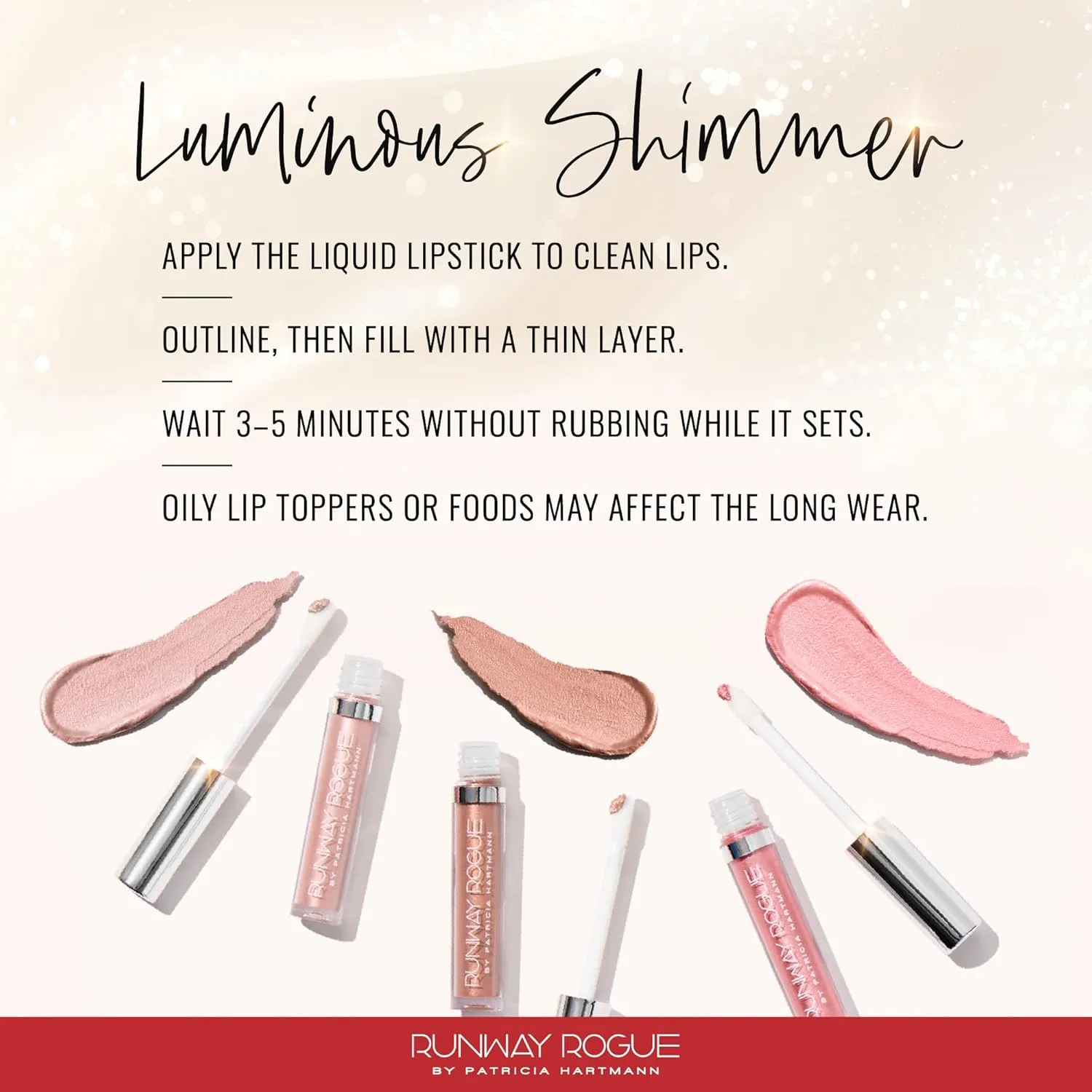 Runway Rogue Try Me x 3 Mini Long Wear Limited Edition Liquid Lipstick Set, Rodeo Trio (‘Soft Box’, ‘Jet Set’, ‘Couture’)