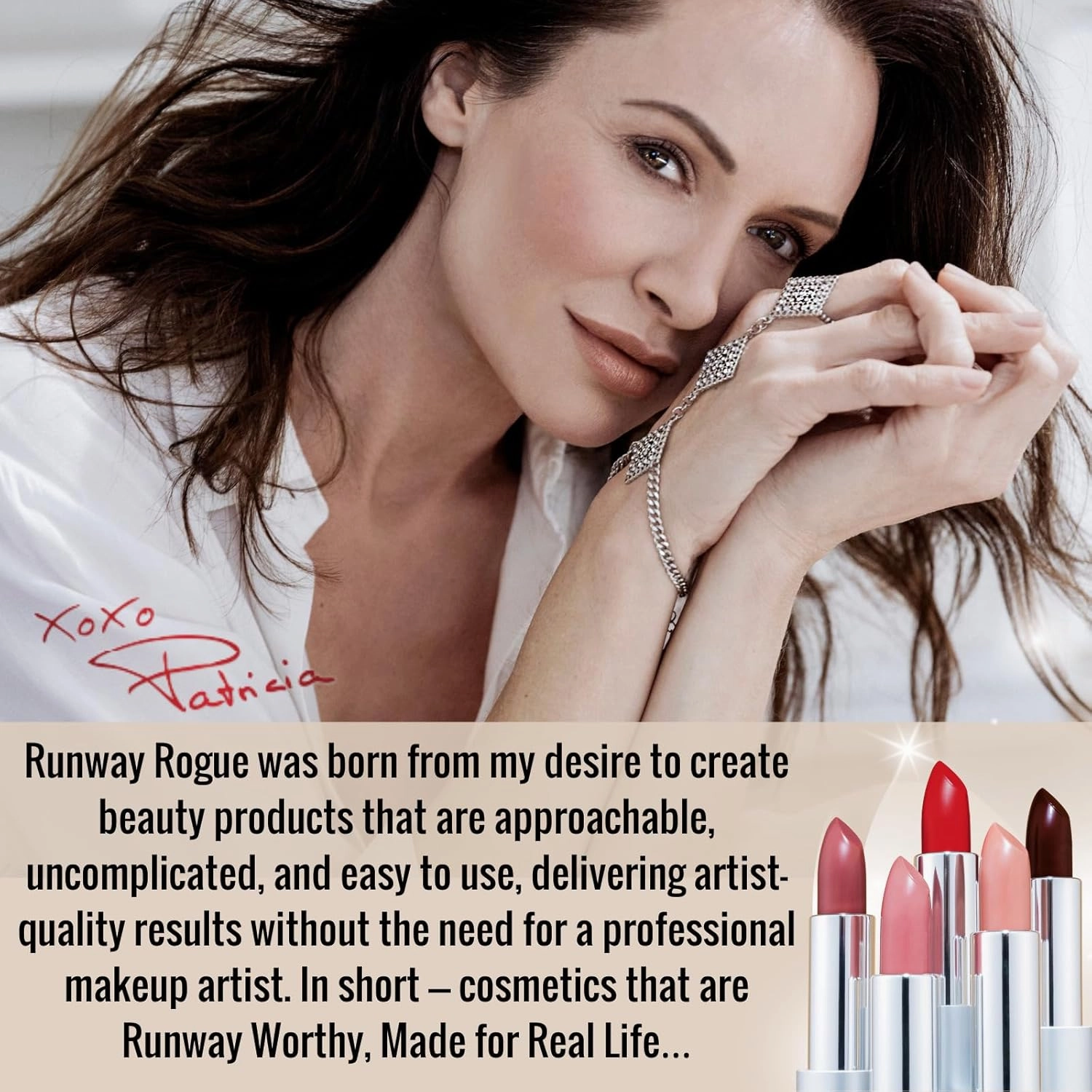 Runway Rogue 90s Vibe Lipstick Trio, Moisturizing Matte Lipstick Set, (‘Patricia’, ‘Front Row’, ‘Booked Out’)