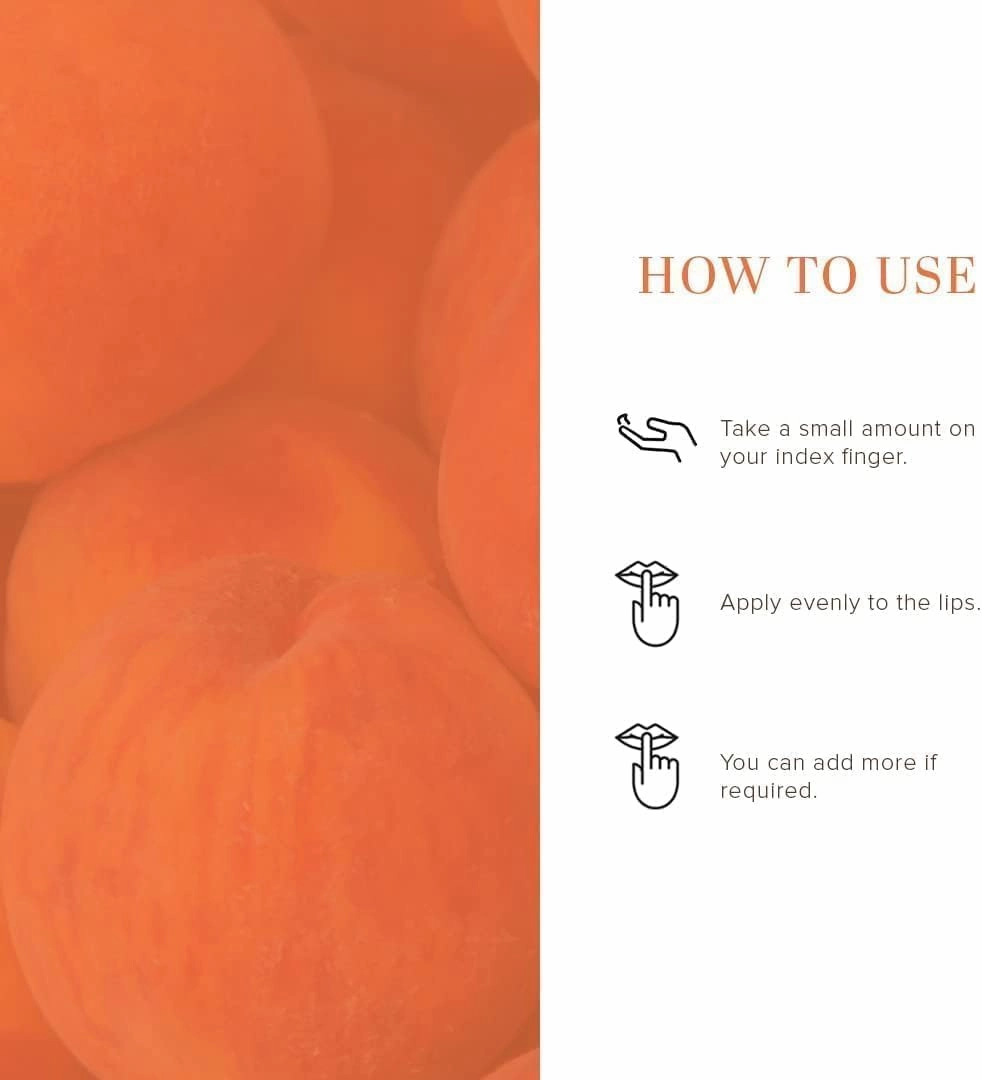 SA K-ha.di N-a.tural Peach with Beeswax and Shea Butter | Natural for Soft & Hydrated Lips | Herbal Lip Balm for Chapped Lips | Free from Harsh Chemicals | Unisex Lip Balm | 5gm