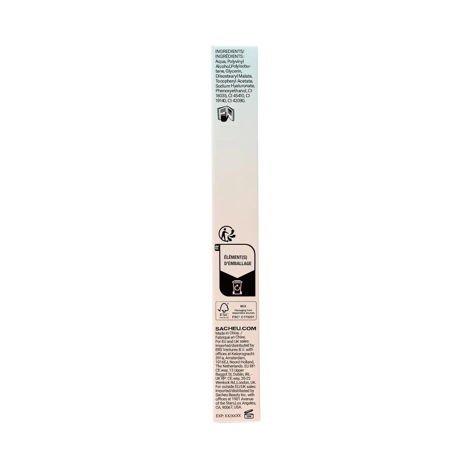 Sacheu Lip Liner Stay-N Peel Off Lip Stain — Long Lasting Matte Lip Tattoo Transfer Proof Lipstain Infused with Hyaluronic Acid & Vitamin E for All Skin Types — Vegan & Cruelty-Free, Hey-zel