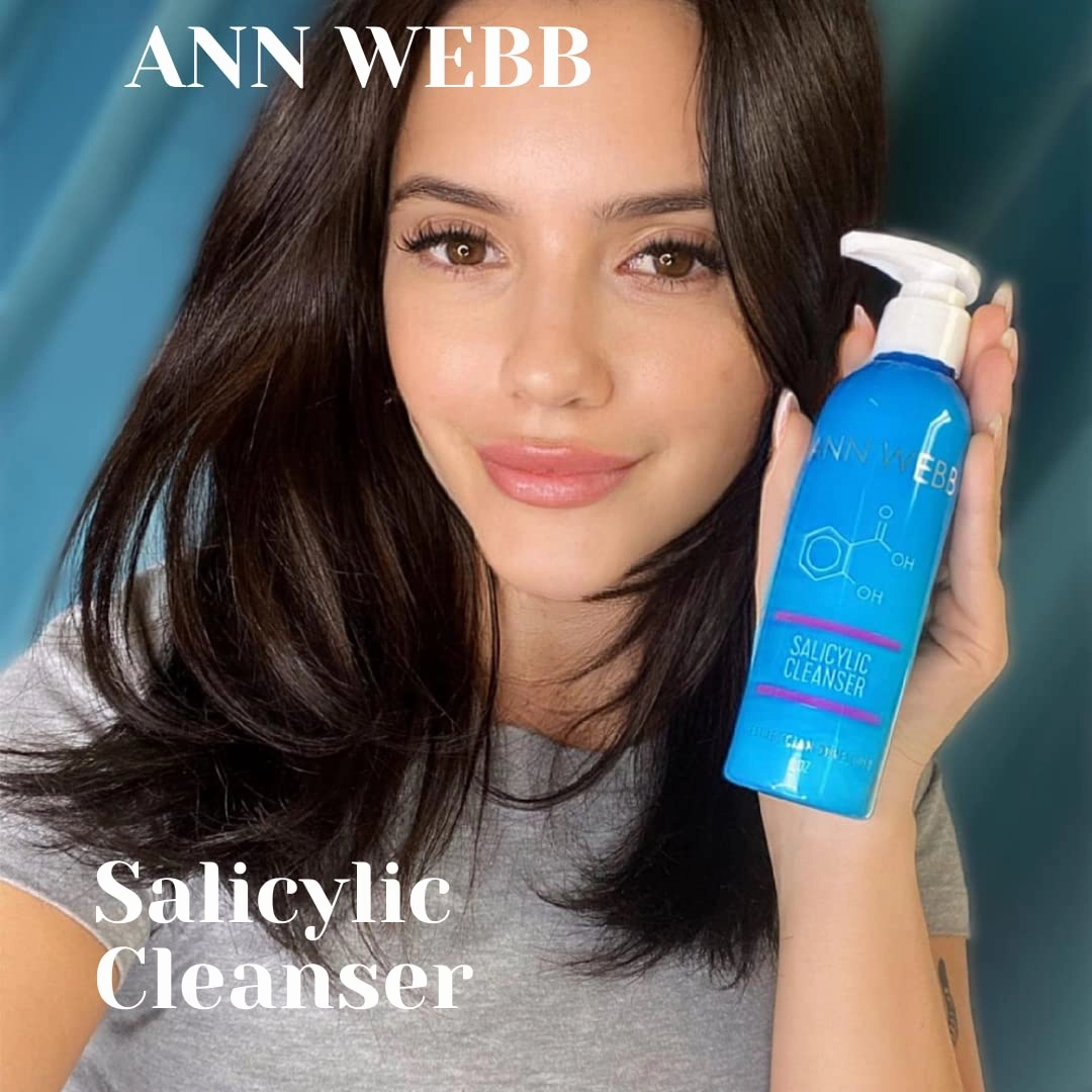Salicylic Exfoliant Cleanser - Strong but Gentle Non-drying, Lightly Foaming Face wash with Salicylic Acid for Blackheads & Breakouts-Great for Oily & Acne Prone Skin