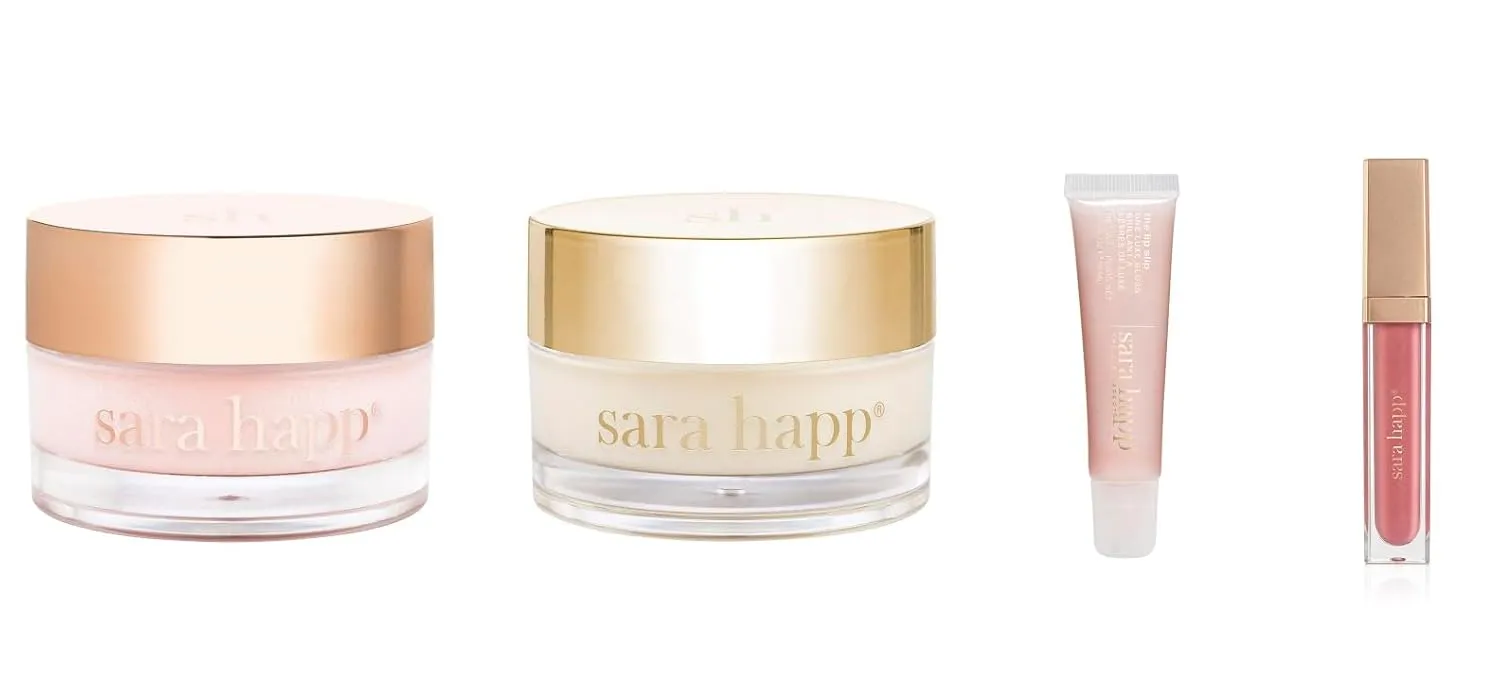 sara happ Luxe Balm   One Luxe Gloss   Dream Slip Overnight Lip Mask   Pink Slip One Luxe Gloss