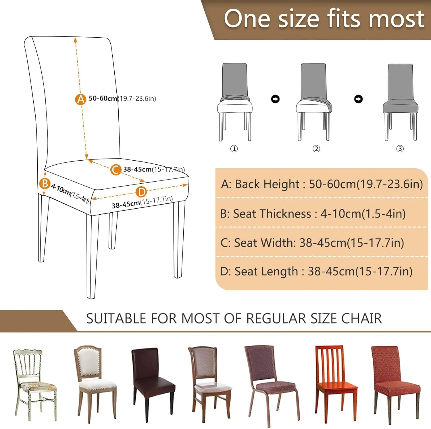 Seamless Ostriches with Red Glasses Hairpins Lover is a Day Dining Chair Slipcovers, 4 Packs Stretch Chair Cover Removable Washable Seat Protector Universal Fit for Home Kitchen Dining