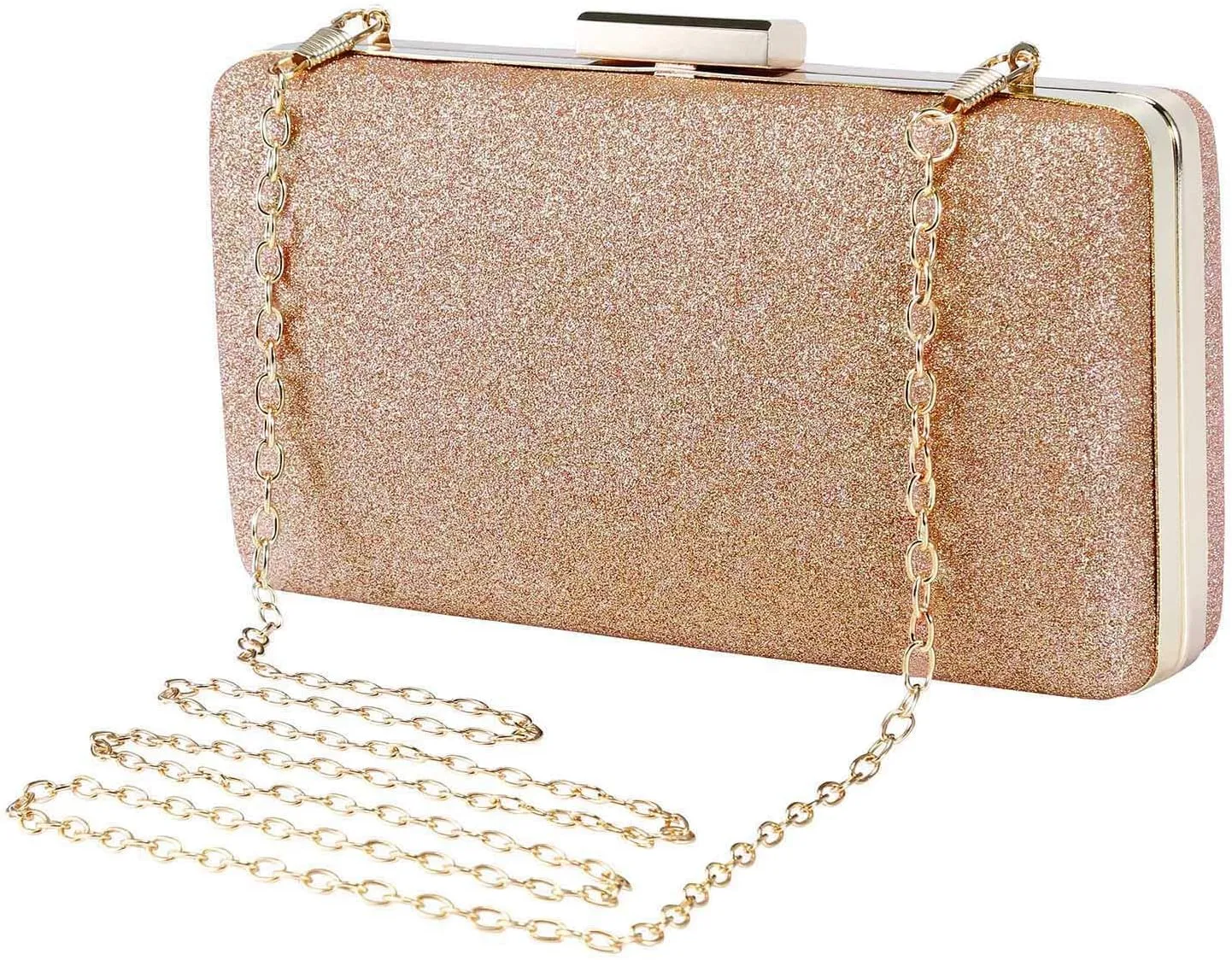 Selight Glitter Clutch Purse for Women Wedding Evening Bag Sparkle Formal Bridal Purse Ladies Prom Cocktail Party Handbag