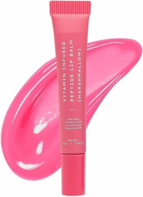 SELVANI Vitamin-Infused Peptide Tinted - Marshmallow | 24 Hrs Moisturization | Hydrates, Plumps & Repairs Moisture Barrier | Lip Balm for Women | Peptide Lip Balm