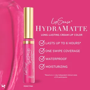 SeneGence LipSense HydraMatte Long-Lasting Liquid Lipstick – Up to 6-Hour Wear. Waterproof. Transfer-Proof Cream-to-Matte. Hydrating. Vegan. Alcohol-Free.